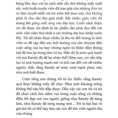 Bài Giảng Cuối Cùng