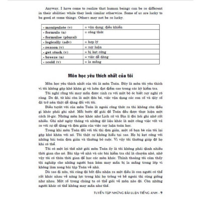 Tuyển Tập Những Bài Luận Tiếng Anh 