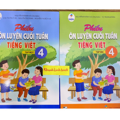 Sách - phiếu ôn luyện cuối tuần tiếng việt 4 - tập 1 ( cánh diều )