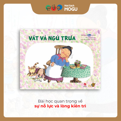 Truyện Ehon bé 3-4-5 tuổi - Vất vả ngủ trưa