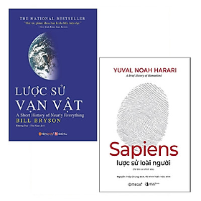 Combo 2 Cuốn Lược Sử Vạn Vật: Lược Sử Vạn Vật - Sapiens: Lược Sử Về Loài Người