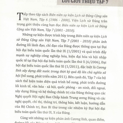Combo Biên Niên Sự Kiện Lịch Sử Đảng Cộng Sản Việt Nam (1930 - 2000) 7 tập  - Bìa cứng