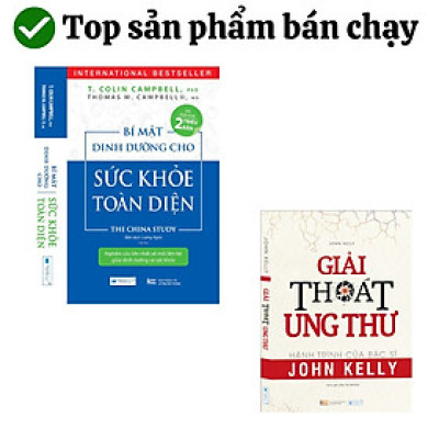 Combo 2 cuốn Bí mật dinh dưỡng (TB) + Giải thoát ung thư