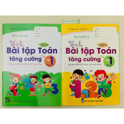 Sách - Vở Ô Li Bài Tập Toán Tăng Cường lớp 1 - tập 1 ( Kết Nối )