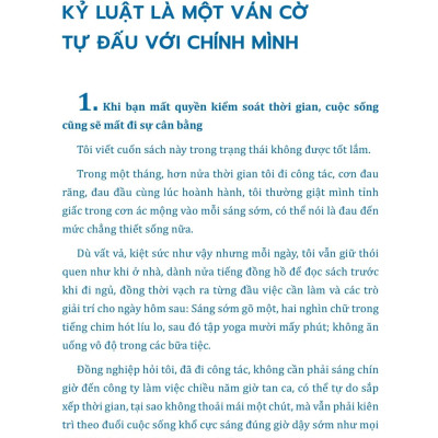 Sách - Càng Kỷ Luật - Càng Tự Do (Tái Bản 2024)