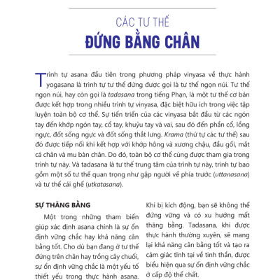 Sách Vinyasa yoga - Hợp nhất cơ thể và tâm trí bằng hơi thở