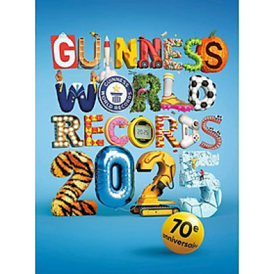 Sách tiếng Pháp GUINNESS WORLD RECORDS 2025