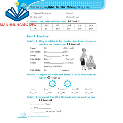 Sách - Chinh phục 4 kỹ năng tiếng anh Nghe - nói - đọc - viết lớp 3 tập 1