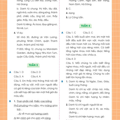 Phiếu Bài Tập Cuối Tuần Tiếng Việt 4