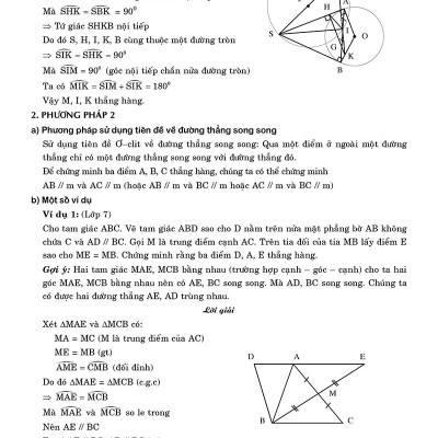 Cẩm Nang Chứng Minh Ba Điểm Thẳng Hàng