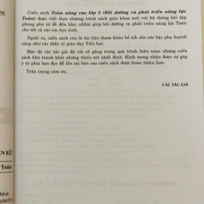 Sách - Toán nâng cao lớp 5 (Bồi dưỡng và phát triển năng lực Toán) #huongbook