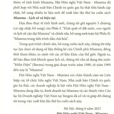 Mianma - Lịch Sử Và Hiện Tại