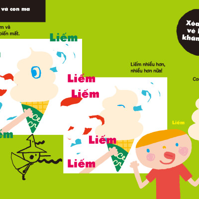 Sách - Dtpbooks - Vẽ, xóa, rồi lại vẽ - Phù thủy nhỏ - Những Người Bạn Ma - Tủ sách vui để học