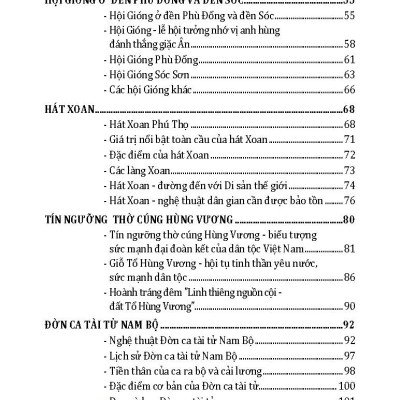 Những Di Sản Văn Hóa Phi Vật Thể Đại Diện Của Nhân Loại Tại Việt Nam (Tái bản 2025)