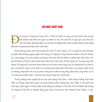 Võ Nguyên giáp - Vị tướng của nhân dân (Xuất bản lần thứ hai có chỉnh sửa)