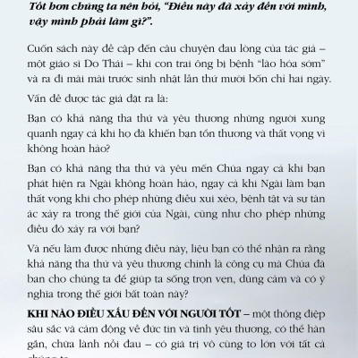 Khi Nào Điều Xấu Đến Với Người Tốt