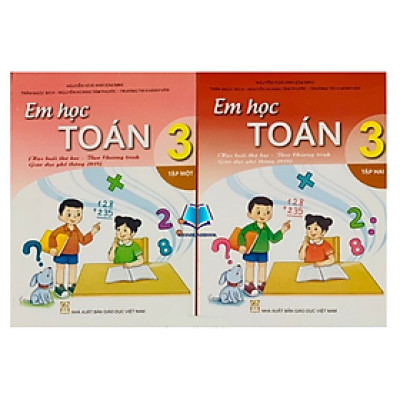 Sách - Combo Em học Toán 3 tập 1 + 2 (theo chương trình GDPT 2018)