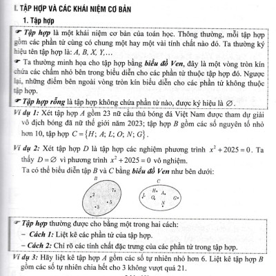 Sách Tham Khảo Toán 10 - Quyển 1 - Biên Soạn Theo Chương Trình GDPT Mới_HA