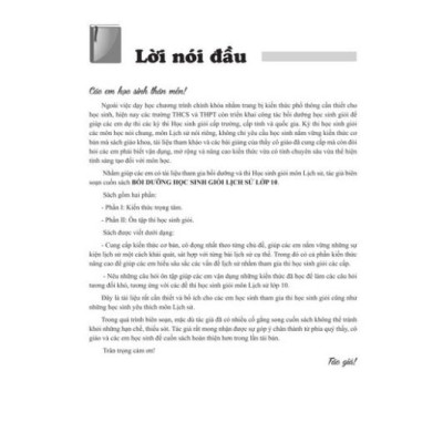 Sách - Bồi Dưỡng Học Sinh Giỏi Lịch Sử 10 (Theo chương trình GDPT mới)