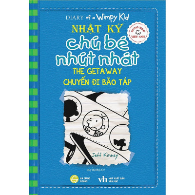 Nhật Ký Chú Bé Nhút Nhát - Tập 12: Chuyến Đi Bão Táp (Song ngữ Anh Việt)
