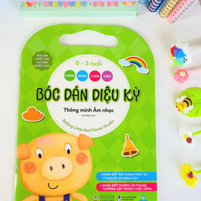 Sách - Bộ 8 cuốn Bóc Dán Diệu Kỳ ( 0-3 tuổi Thông Minh Toàn Diện ) - ndbooks
