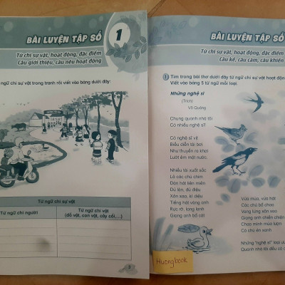 Sách - Vở luyện từ và câu lớp 3 - tập 2 ( theo chương trình giáo dục phổ thông 2018 )