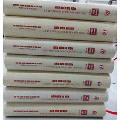 Combo Biên Niên Sự Kiện Lịch Sử Đảng Cộng Sản Việt Nam (1930 - 2000) 7 tập  - Bìa cứng