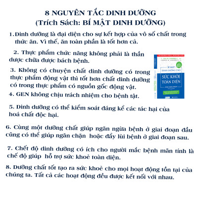 Sách mới: Ăn lành sống mạnh + Bí mật dinh dưỡng (TB2025)