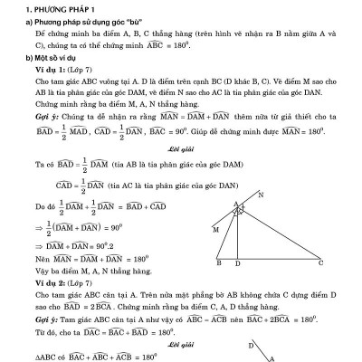 Cẩm Nang Chứng Minh Ba Điểm Thẳng Hàng