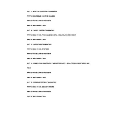 Sách Translation 1 - Giáo trình Dịch thuật 1