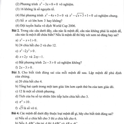 Sách Tham Khảo Toán 10 - Quyển 1 - Biên Soạn Theo Chương Trình GDPT Mới_HA