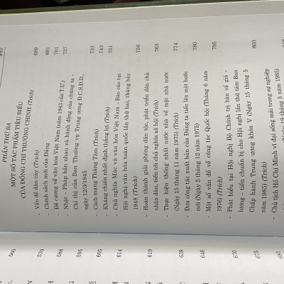 Trường Chinh - Một trí tuệ lớn, nhà lãnh đạo kiệt xuất của cách mạng Việt Nam (Bìa cứng)