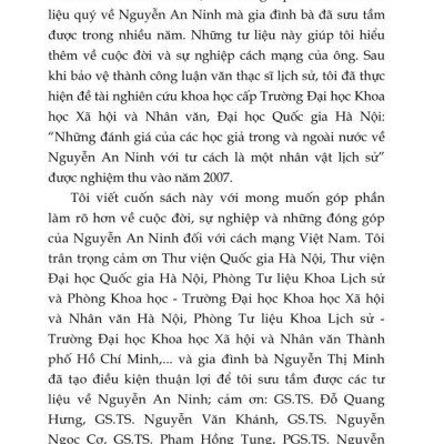 Nguyễn An Ninh - Không ăn mày tự do (bản in 2024)