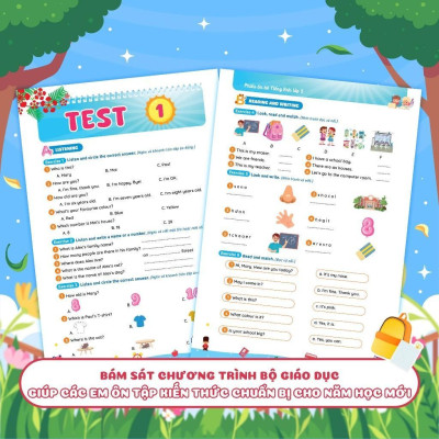 Sách Phiếu Ôn Hè Tiếng Anh Lớp 3 - Megabook