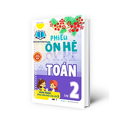 Sách - Phiếu ôn hè Toán lớp 2 (MG)