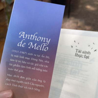 TÁI SINH THỰC TẠI – Anthony De Mello – Tùng dịch  - Thái Hà - NXB Thế Giới