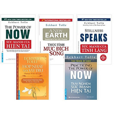 Combo Combo Eckhart Tolle (5 Cuốn) Bản Quyền
