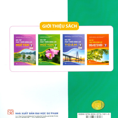 Bài Tập Phát Triển Năng Lực Toán 7 - Tập Một