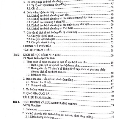 Nha Khoa Cộng Đồng - Sách dùng cho sinh viên Răng Hàm Mặt