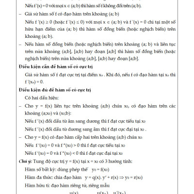 10 Trọng Điểm Luyện Thi THPT Quốc Gia Môn Toán _KV