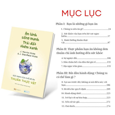 (Sách mới) Ăn Lành Sống Mạnh - Trái Đất Thêm Xanh