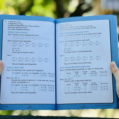 Combo sách sổ tay bài tập toán, đánh thức tài năng toán học 1 (bộ 2 cuốn ), tổng hợp kiến thức toán - Á Châu Books, bìa cứng, in màu