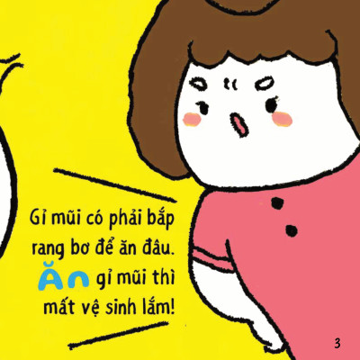 Sách Ehon Miu Bé Nhỏ Phần 2 Tiếng Việt - Đừng Mất Vệ Sinh Nhé