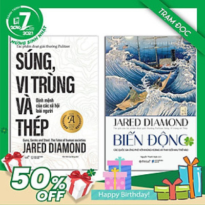 Trạm Đọc Official | Bộ Lịch Sử Nhân Loại : Biến Động  + Súng Vi Trùng & Thép ( Jared Diamond )