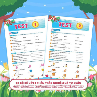 Sách Phiếu Ôn Hè Tiếng Anh Lớp 3 - Megabook