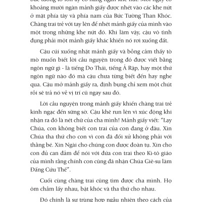 Câu Chuyện Kinh Thánh + Phúc Cho Ai Không Thấy Mà Tin