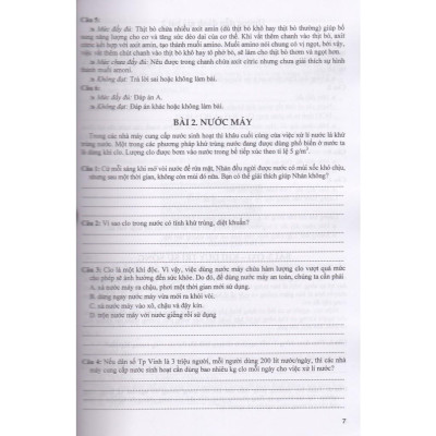 Bài tập đánh giá năng lực Khoa học Tự nhiên theo tiếp cận PISA. (HA-MK)