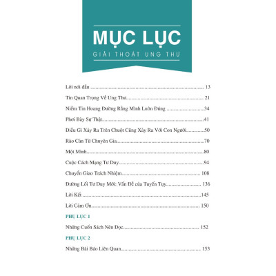 Combo 2 cuốn Bí mật dinh dưỡng (TB) + Giải thoát ung thư