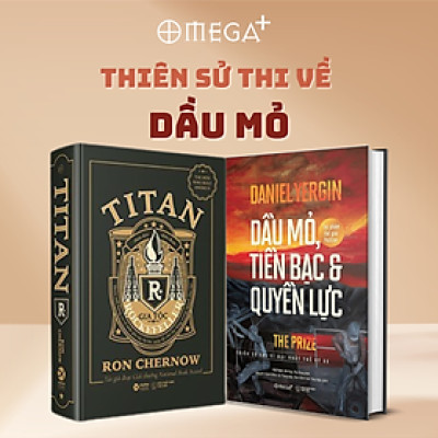 Combo 2 Cuốn Dầu Mỏ: Dầu Mỏ Tiền Bạc Và Quyền Lực - Titan: Gia Tộc Rockefeller