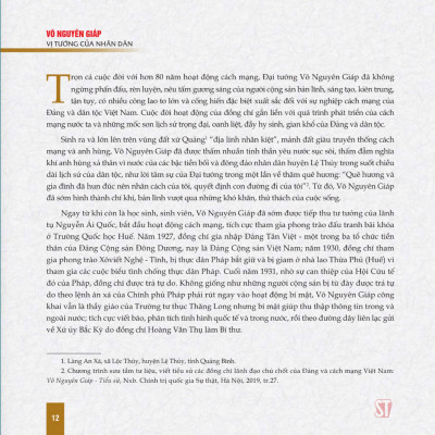 Võ Nguyên giáp - Vị tướng của nhân dân (Xuất bản lần thứ hai có chỉnh sửa)